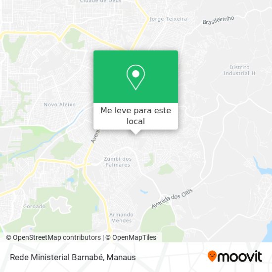 Rede Ministerial Barnabé mapa