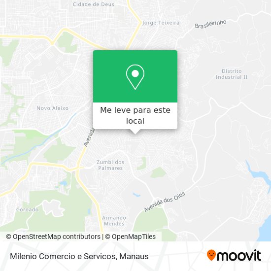 Milenio Comercio e Servicos mapa