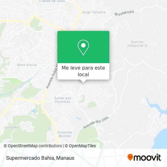 Supermercado Bahia mapa