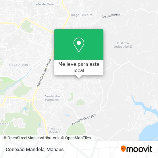Conexão Mandela mapa