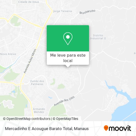 Mercadinho E Acougue Barato Total mapa