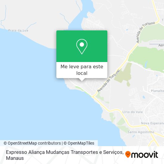 Expresso Aliança Mudanças Transportes e Serviços mapa