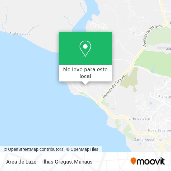 Área de Lazer - Ilhas Gregas mapa
