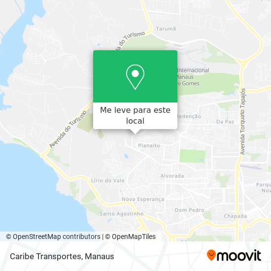 Caribe Transportes mapa