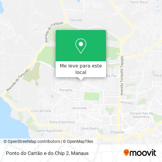 Ponto do Cartão e do Chip 2 mapa