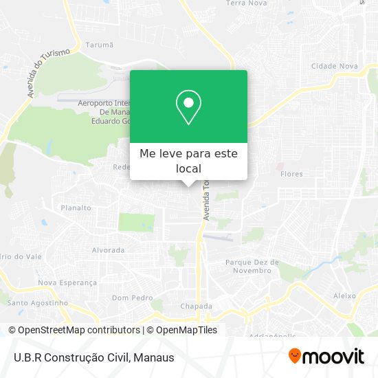 U.B.R Construção Civil mapa