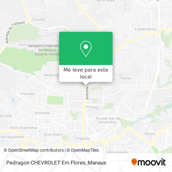Pedragon CHEVROLET Em Flores mapa
