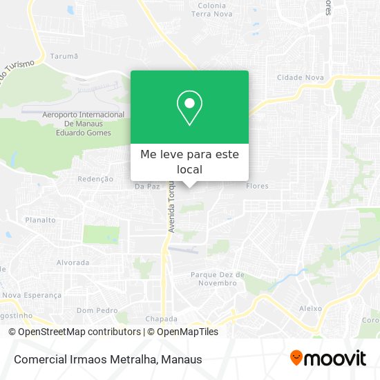 Comercial Irmaos Metralha mapa