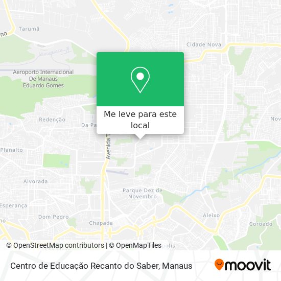 Centro de Educação Recanto do Saber mapa