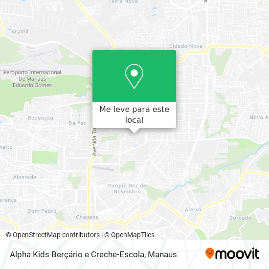 Alpha Kids Berçário e Creche-Escola mapa