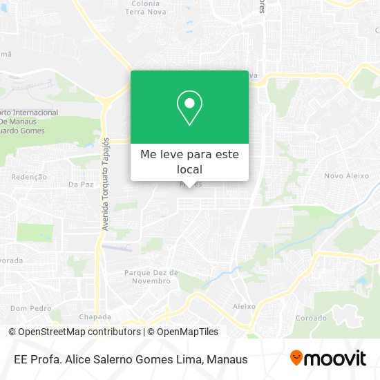 EE Profa. Alice Salerno Gomes Lima mapa