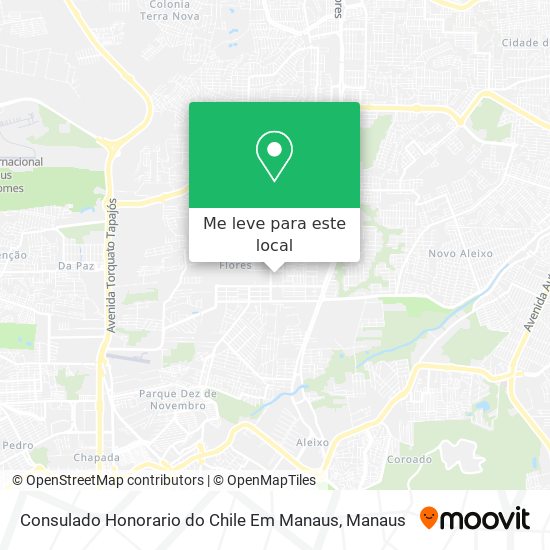 Consulado Honorario do Chile Em Manaus mapa