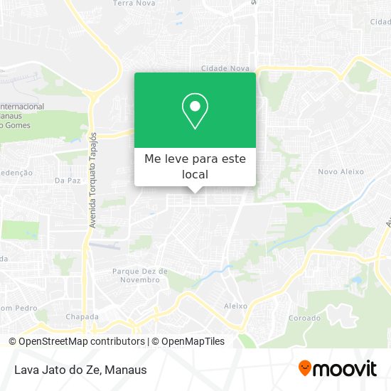 Lava Jato do Ze mapa