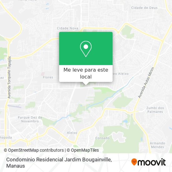 Condomínio Residencial Jardim Bougainville mapa