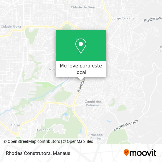 Rhodes Construtora mapa