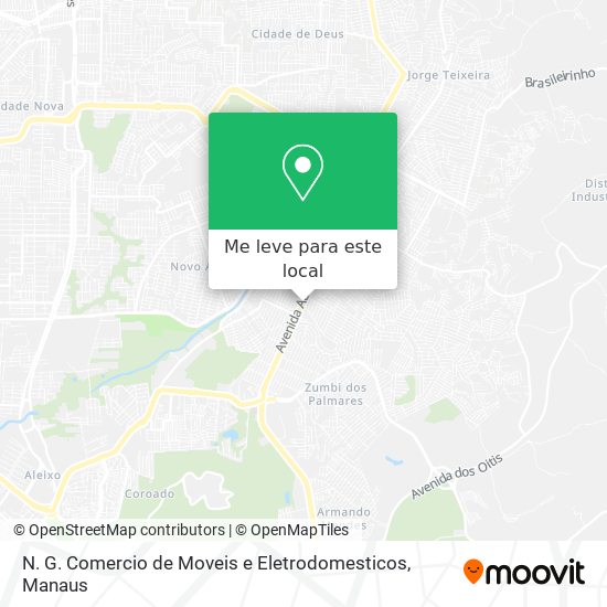 N. G. Comercio de Moveis e Eletrodomesticos mapa