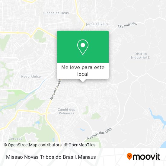 Missao Novas Tribos do Brasil mapa