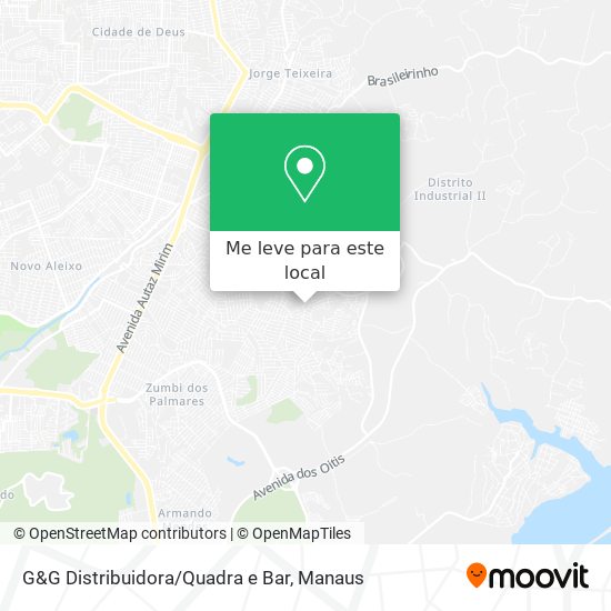 G&G Distribuidora/Quadra e Bar mapa