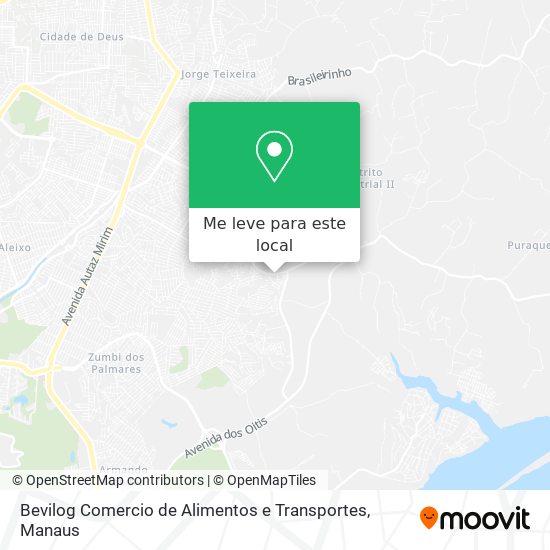 Bevilog Comercio de Alimentos e Transportes mapa