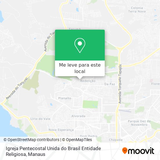 Igreja Pentecostal Unida do Brasil Entidade Religiosa mapa