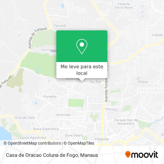Casa de Oracao Coluna de Fogo mapa