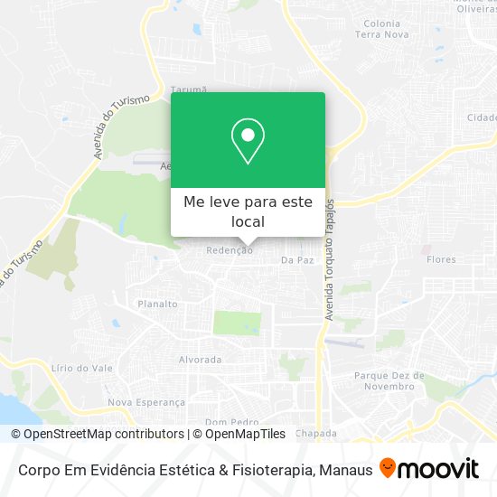 Corpo Em Evidência Estética & Fisioterapia mapa