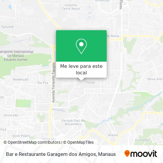 Bar e Restaurante Garagem dos Amigos mapa