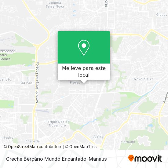 Creche Berçário Mundo Encantado mapa
