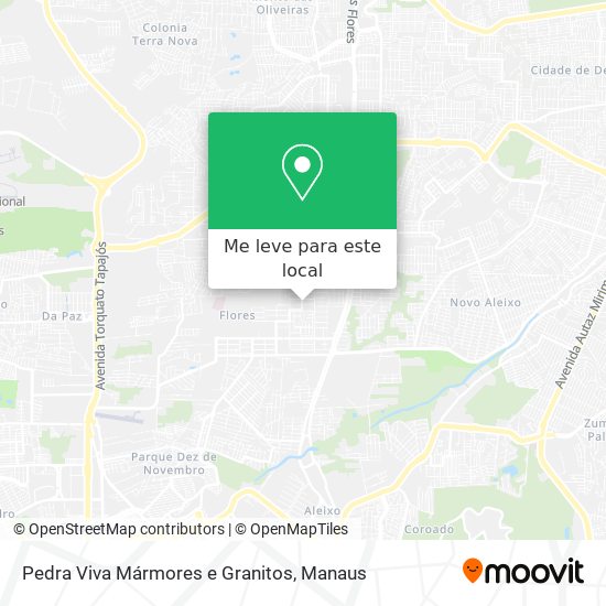 Pedra Viva Mármores e Granitos mapa