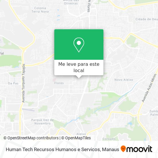 Human Tech Recursos Humanos e Servicos mapa
