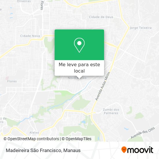Madeireira São Francisco mapa