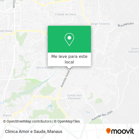 Clinica Amor e Saude mapa