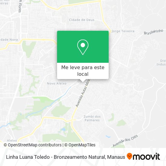 Linha Luana Toledo - Bronzeamento Natural mapa