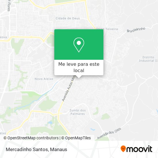 Mercadinho Santos mapa