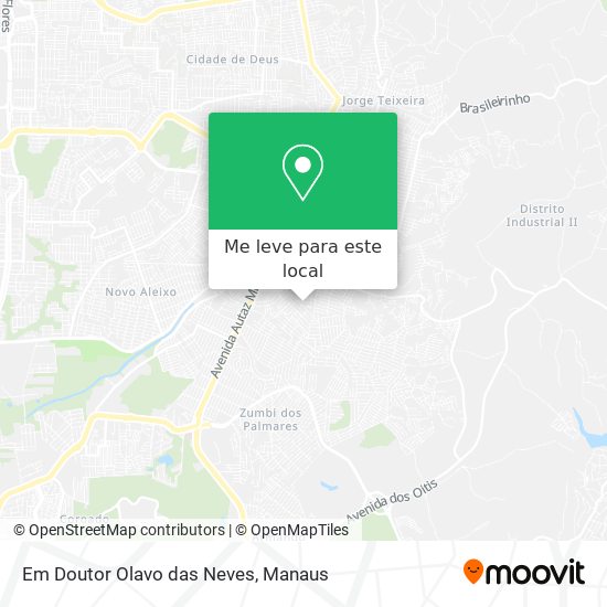 Em Doutor Olavo das Neves mapa