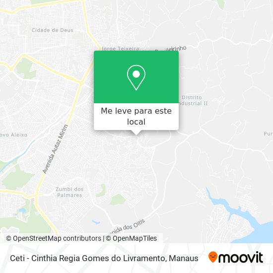 Ceti - Cinthia Regia Gomes do Livramento mapa