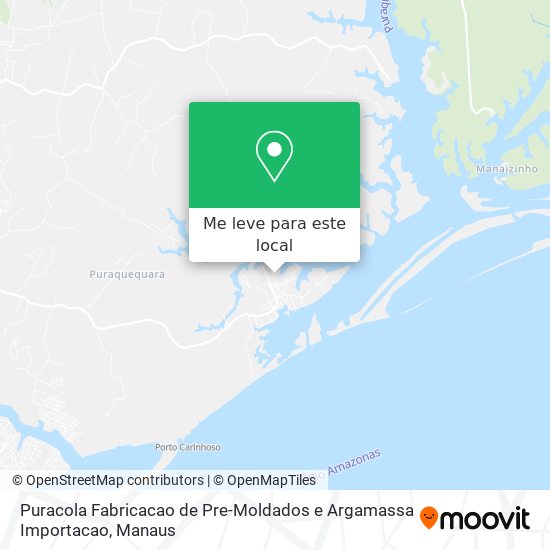 Puracola Fabricacao de Pre-Moldados e Argamassa Importacao mapa