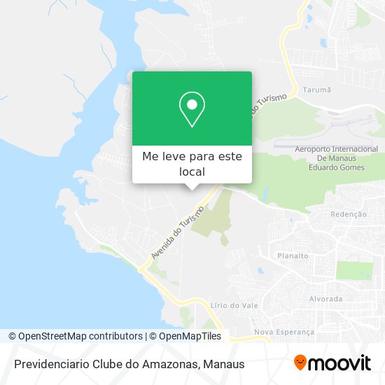 Previdenciario Clube do Amazonas mapa