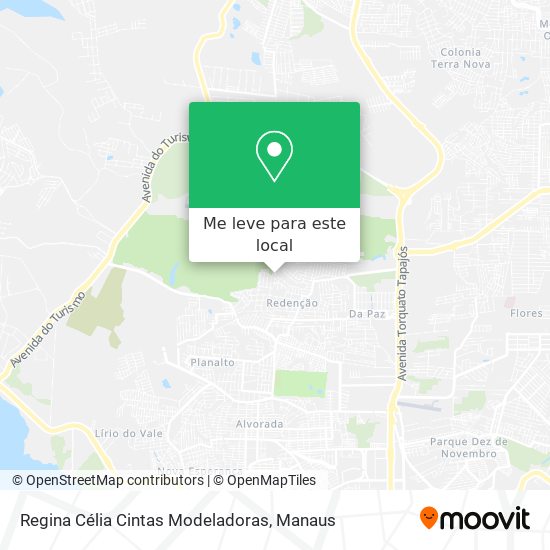 Regina Célia Cintas Modeladoras mapa