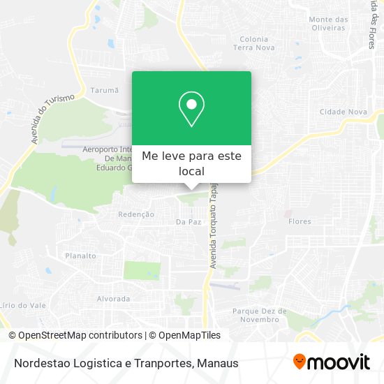 Nordestao Logistica e Tranportes mapa
