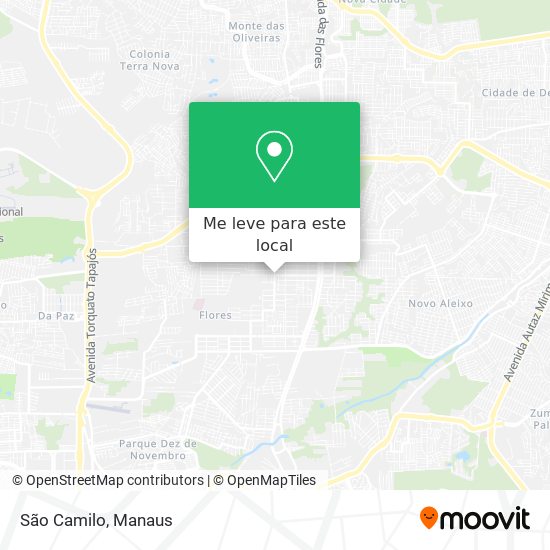 São Camilo mapa