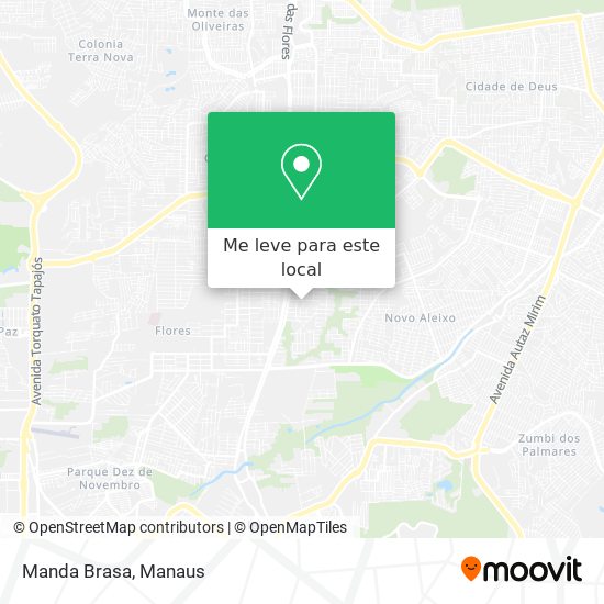 Manda Brasa mapa