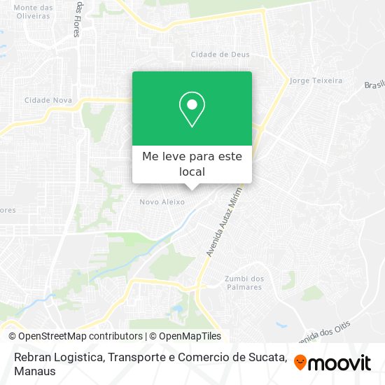 Rebran Logistica, Transporte e Comercio de Sucata mapa