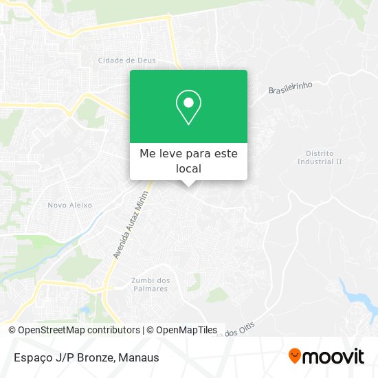 Espaço J/P Bronze mapa