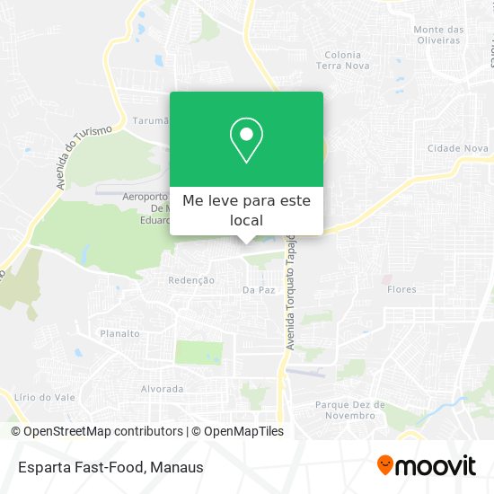 Esparta Fast-Food mapa