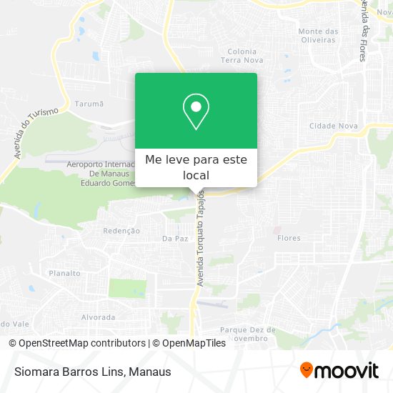 Siomara Barros Lins mapa