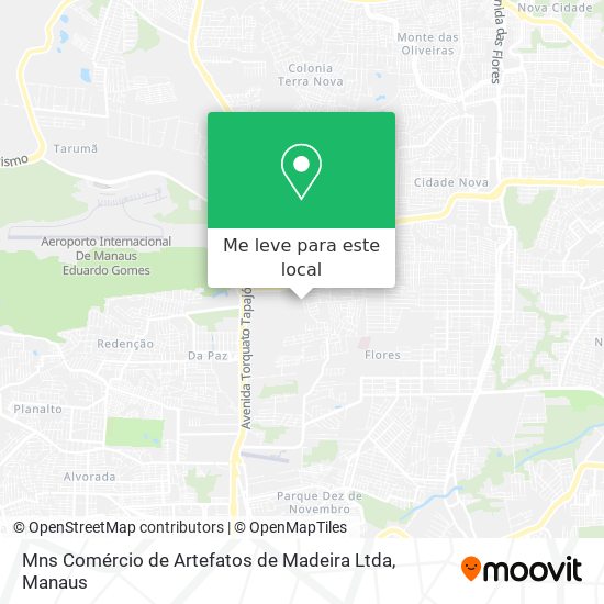 Mns Comércio de Artefatos de Madeira Ltda mapa