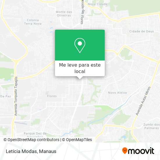 Letícia Modas mapa