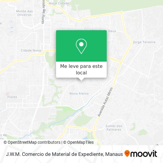 J.W.M. Comercio de Material de Expediente mapa