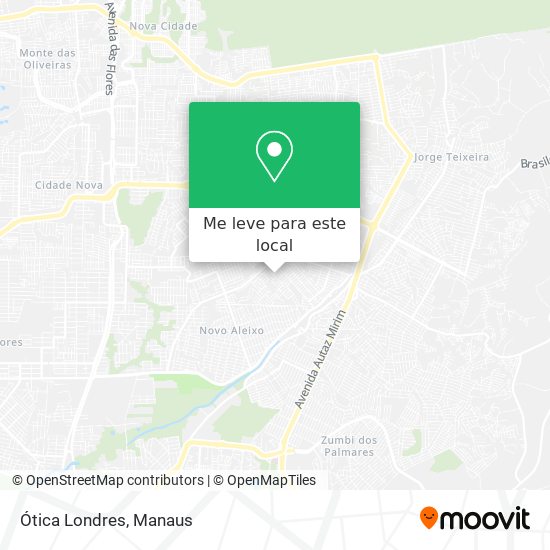 Ótica Londres mapa